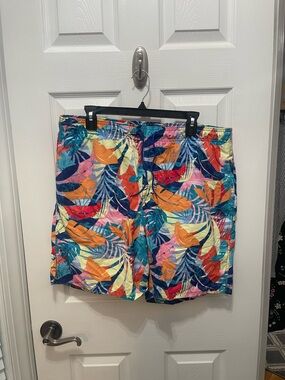 Old Navy Men's Tropical Floral Swim Board Shorts - Multicolor